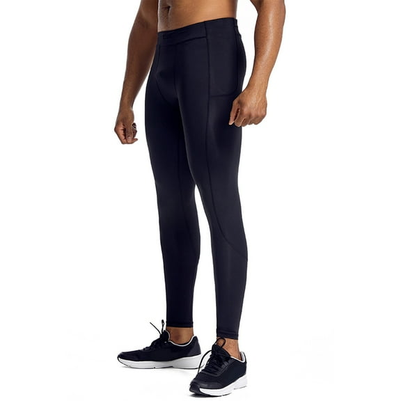 ZVNAΖH Men’s Compression Pants Athletic Running Leggings Workout Tights Quick Dry Base Layer Basketball Sports Underpants