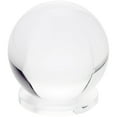 thumbnail image 2 of Plymor Clear Acrylic Egg, Marble, Ball or Sphere Thin Display Holder Stand, 0.25" H x 2.5" W (12 Pack), 2 of 3