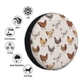 thumbnail image 4 of Fotbe Various Chicken Funda de Llanta de Repuesto con Estampado, Engrosada, Ajuste Universal para Jeep, Remolque, RV, SUV, Camión-16 inch, 4 of 6