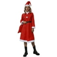 thumbnail image 1 of Diconna Santa Claus Clothes Set for Christmas Red Garment Cap Waistband, 1 of 9