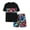 Z07 Black, variant on Gelikeya Kids Bathing Suits Boys Size 3-4 Swim Trunks with Compression Liner Short Sleeve Boys Swim Suits (Toddlers, Z14 Multicolour, 3-4 Years)