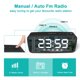 thumbnail image 1 of Radio despertador digital, reloj con pantalla LED, maquillaje, dormitorio, espejo, , oficina, dormitorio, reloj, despertador con repeti Negro Macarena reloj despertador digital, 1 of 7