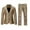 Gold, variant on toraway Mens Suits Big and Tall 2Xl Casual Mens Retro Punk Gothic Suit Jacket Double Wedding Suit Jacket Stage Performance Two Piece M