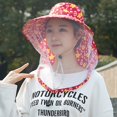 thumbnail image 6 of Hsqqdc Red Mosquito Net Hat Mesh Face Cover Insect Proof Sun Shade Bucket Cap Outdoor, 6 of 7