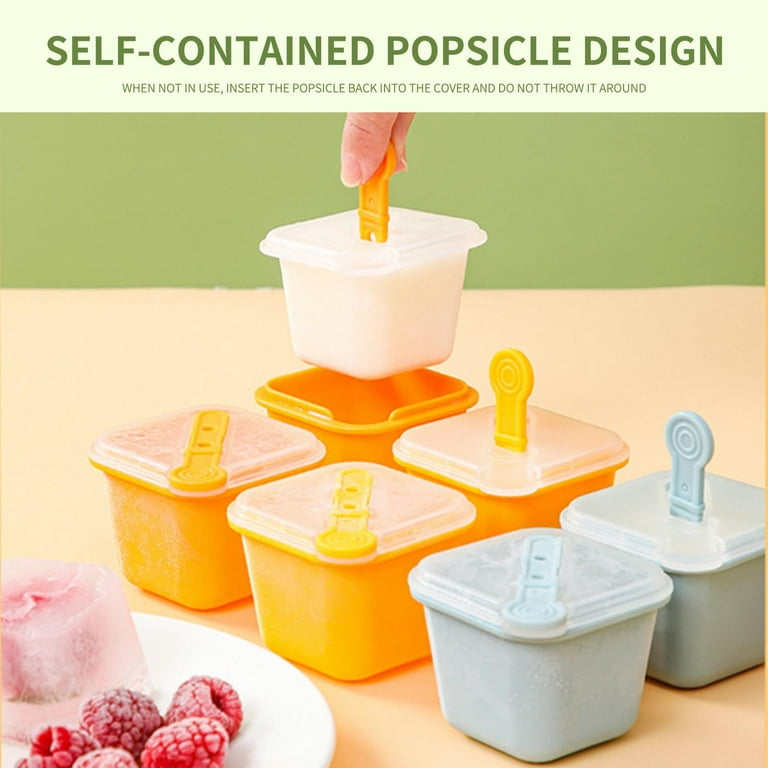 BPA Free 6pcs Portable Children Baby Food Container Refrigerator Freezing  Cubes with Tray Stackable Storage Box