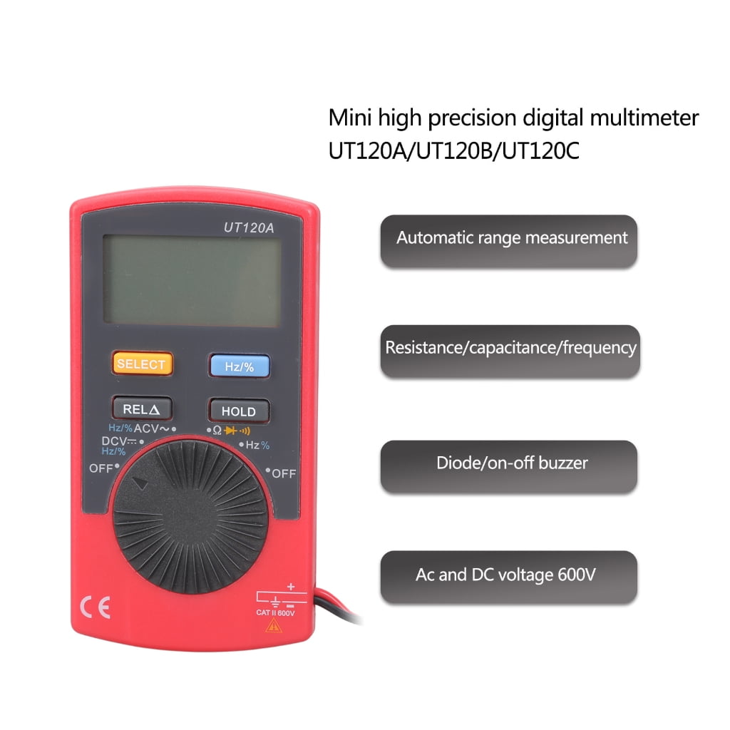 High Precise Digital Multimeter With Automatic Ranges for Home Circuit Testing Check and Laboratory Research Lightweight