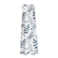thumbnail image 5 of Estbridge Robes d'Été pour Femmes Décontractées Plissées Amples Évasées Midi pour Femmes Imprimé Floral Longueur Genou Grande Taille Robe Col Ras du Cou Manches Courtes Robe d'Invitée de Mariage Économies d'Été Liquidation, 5 of 5