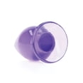 thumbnail image 4 of Shots Realrock Crystal Clear 4.5" Anal Plug - Purple, 4 of 4
