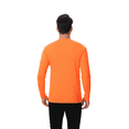 thumbnail image 3 of Zfeel Men Hi Vis Long Sleeve Pure Dry Fit Poly T-Shirt, Crew Neck, Safety Neon Orange, 6 Pack, 4XL, 3 of 6