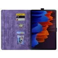 thumbnail image 4 of TECH CIRCLE for Samsung Galaxy Tab S8 2022/S7 2020 Case 11 Inch (SM-X700/X706/T870/T875/T878), Slim Case Folio PU Leather Protective Multiple Viewing Angles Stand Auto Wake/Sleep Cover,Purple, 4 of 8