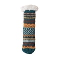 thumbnail image 3 of Nestiefly Fuzzy Slipper Socks for Women with Grip Dots, Non Slip Cozy Winter Gifts | Plush Sherpa Lining, Stretch Knit Green, 3 of 6