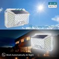 thumbnail image 5 of 2pcs Outdoor Solar Lamp LED Light with Motion Sensor 270 Angle IP65 Waterproof Wireless Outdoor Sol, 5 of 5