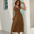 thumbnail image 2 of Leopard Print Pattern Art Sleeveless Dress Women's Summer Suit Dresses for Women 2025 Luxury Party Dress, 2 of 7