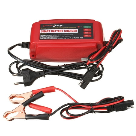 12V 5A Smart Car Battery Charger Maintainer & Desulfator For Lead Jump Starter Acid Batteries