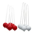 thumbnail image 4 of Almencla 6 Pcs Balles d'Échelle Jeu de Cour pour Enfants Adultes Famille Balles de Remplacement 3 Rouges et 3 Blanches, 4 of 8