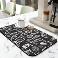 thumbnail image 2 of Premium Absorbent Diatom Mud Coffee Mat, 19.5x12in - Great for Coffee Makers & Espresso Machines, Coffee Drying Mat Typography Print Lends Sophistication to Countertops, 2 of 7