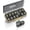 Black Grey, variant on Best Value Stylish Blue AM PM Weekly Pill Organizer, 7 Day Twice Daily Portable Medicine Box for Vitamins, Fish Oils & Supplements