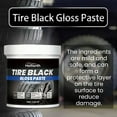 thumbnail image 4 of Teissuly Tire Black Gloss Paste Tire Bright Coating Paste Wax Tire Polish Gloss Cleaner Wax Protecting Car Motorcycle Tires, 4 of 9