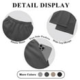 thumbnail image 4 of TEMOFON Fall Pants for Women Casual Pants for Women Elastic Waistband Lounge Pants Women with Pockets Thermal Pants Winter Pants for Women Dark Grey XL, 4 of 8