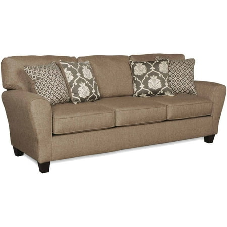 Sofab Aubrey Grande Brown With Light Grey 3 Seat Sofa 4 Sofab Aubrey Grande Brown With Light Grey 3 Seat Sofa 4 Reversible Accent Pillows