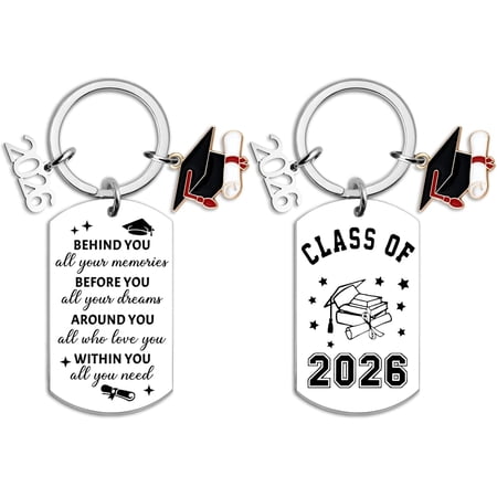 Class Of 2026 Graduation Gifts for Him Her Graduation Keychain for Middle High School Graduations Gifts College Graduations Gift for Women Men Nrurse Teacher Senior Masters Degree Grad Gift Ideas
