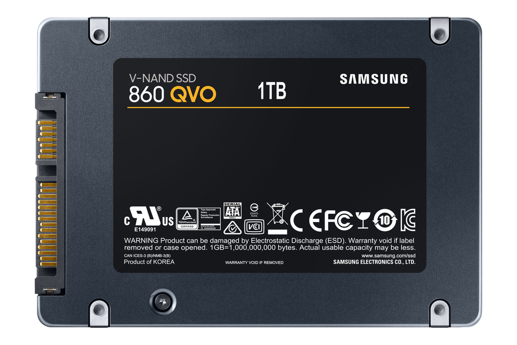 SAMSUNG 860 QVO-Series 2.5" SATA III Internal SSD Single Unit Version - MZ-76Q1T0B/AM - image 3 of 15