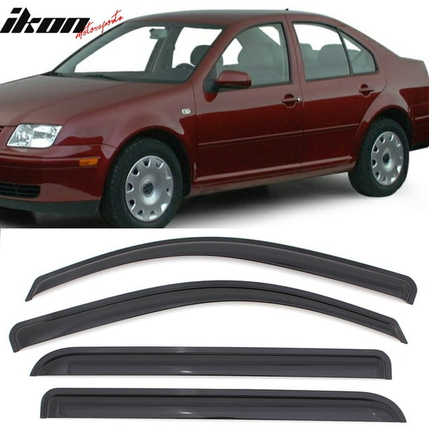 Compatible with 9905 VW Jetta Acrylic Window Visors Vent Windshield