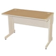 thumbnail image 1 of Marvel PTR4824L_UTOK 48W x 24D Pronto School Training Table with Lockable Raceway - Oak Top-Pumice Frame, 1 of 1