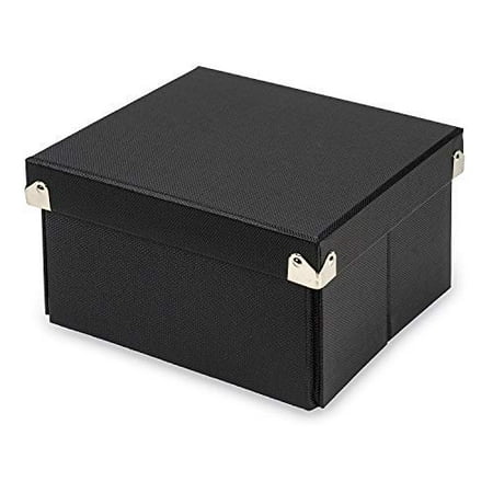 Samsill Pns16lsbk Pop N Store Decorative Storage Box With Lid