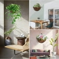 thumbnail image 1 of Hanging Basket Non-woven Coco Liner Planter Inserts Planting Flowers live husk coco 45cm, 1 of 9