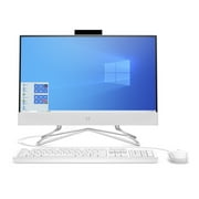 HP 21.5" All-in-One Computer AMD Athlon Silver 3050U 1920 x 1080 FHD 4GB RAM 256GB SSD AMD Radeon Graphics Snow White - AMD Athlon Silver 3050U Dual-core - USB white wired keyboard and mouse combo ...