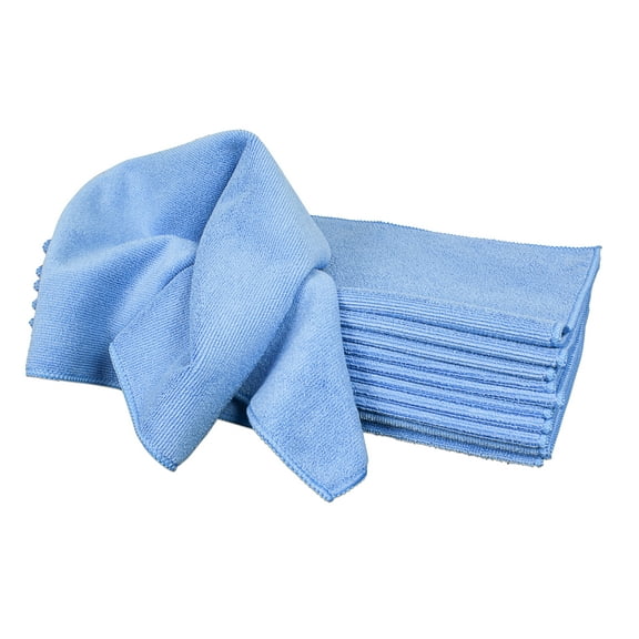 Detailer's Preference® 16 x 16 in. 350 GSM Premium Cleaning Towels – 12-pack Blue