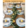 thumbnail image 4 of 15 Inch Round Placemats Set of 4, Blue Snowman Christmas Non Slip Heat Insulation PP Table Mats, Xmas Tree Snowflake Winter Elk Washable Place Mats for Kitchen Dining Party Table Decor, 4 of 7