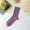 Purple, variant on Dyfzdhu Womens Socks Solid Color Socks Colorful Lightweight Cotton Socks
