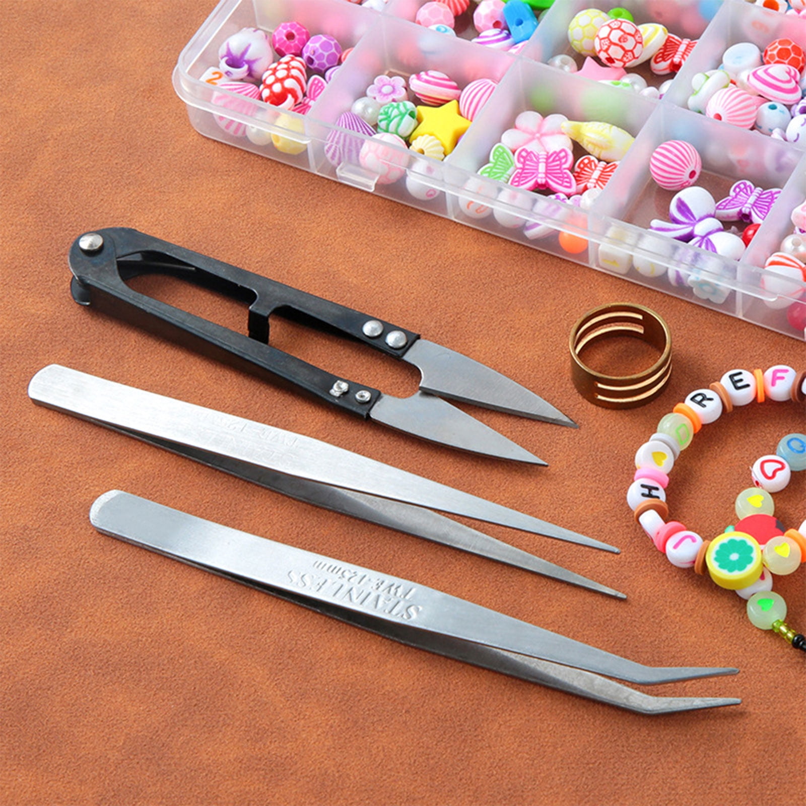 19Pcs Jewelry Making Tools Kits with Zipper Storage Bag for Jewelry Crafting and Jewelry Repair, Jewelry Making Sipplies