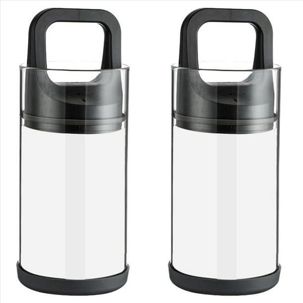 2X Tarros Herméticos de Vidrio Contenedores de Almacenamiento de Granos de Café Almacenamiento de Nueces y Refrigerios Tarros Herméticos con Anillo de Sellado (Grande)