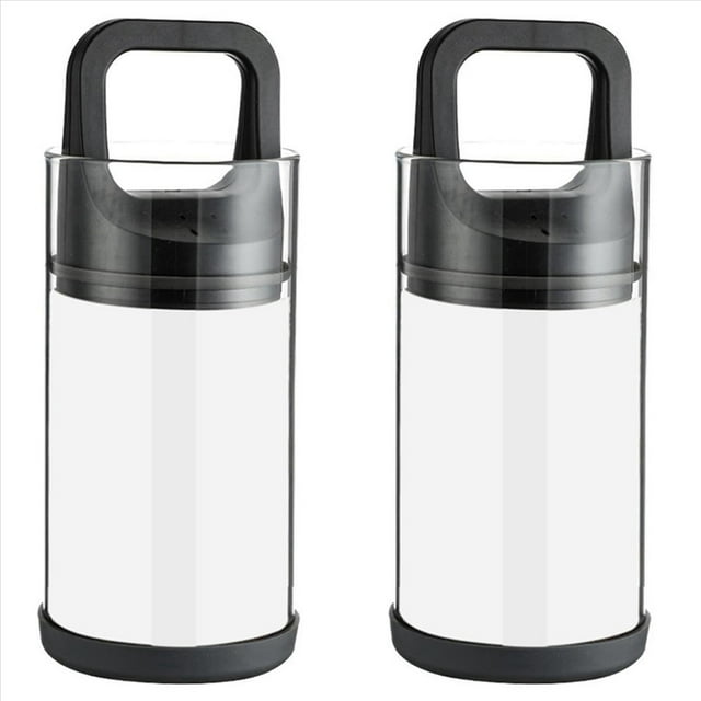 2X Tarros Herméticos de Vidrio Contenedores de Almacenamiento de Granos de Café Almacenamiento de Nueces y Refrigerios Tarros Herméticos con Anillo de Sellado (Grande)