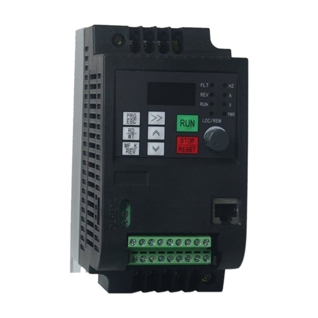 0,75 KW/1,5 KW/2,2 KW/ Entrée Monophasée 220 Sortie Triphasée 380 V Convertisseur de Fréquence VFD Vitesse Réglable, Résistance Efficace