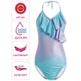 thumbnail image 4 of As Rose Rich Girls Swimsuit Ruffle One Piece Bathing Suits UPF50+, 16, 4 of 8