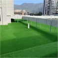 thumbnail image 1 of Synthetic Artificial Grass Turf, High Density Garden Faux Grass Turf, Backyard Pet Dog Artificial Grass Mat，Party Playground Fake Grass Wedding Rug, 0.7/2cm Thick (Color : Green-2cm, Size :, 1 of 7