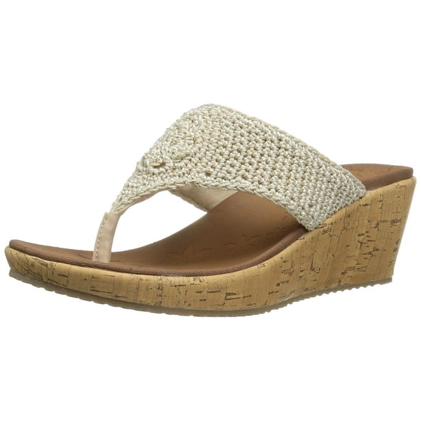 Skechers Work - Skechers Cali Women's Beverlee Wedge Sandal,Natural ...