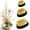 3 Different size, variant on Brass Pin Floral Frog Ikebana Kenzan Flower Arranger Holder with Lead Base Rubber (1.57inch/40mm)