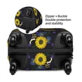 thumbnail image 5 of Wukai Sunflowers Elastic Luggage Cover: Personalized Protection for Your Suitcase - Fits 19~29-inch, Washable & Durable Travel Companion-Large, 5 of 8