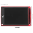 thumbnail image 2 of Tablette d'écriture LCD 8,5 pouces, tableau d'écriture, tableau de dessin, cadeau pour enfants, jouet, rouge, 2 of 4
