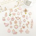 thumbnail image 5 of U8MO 30Pcs Mixed Cute Enamel Charms Pendant DIY Bracelet Neacklace For Jewelry Making-30pcs Antique gold, 5 of 8