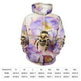 thumbnail image 2 of Honey Bees That Collect Nectar Hoodies Oversized Hoodie Women Long Sleeve Casual Sweatshirts, 2 of 5