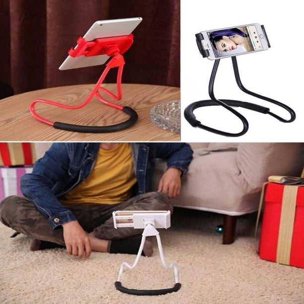 Soporte para teléfono universal de 360 ° Soporte para teléfono con cuello colgante flexible y flexible