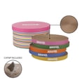 thumbnail image 6 of THE LICKER STORE Kate 12" Modern Patterned Cardboard Reversible Cat Scratcher Pad in Box with Catnip, Multi-Colored (5-Pack), CSR1012A, 6 of 7