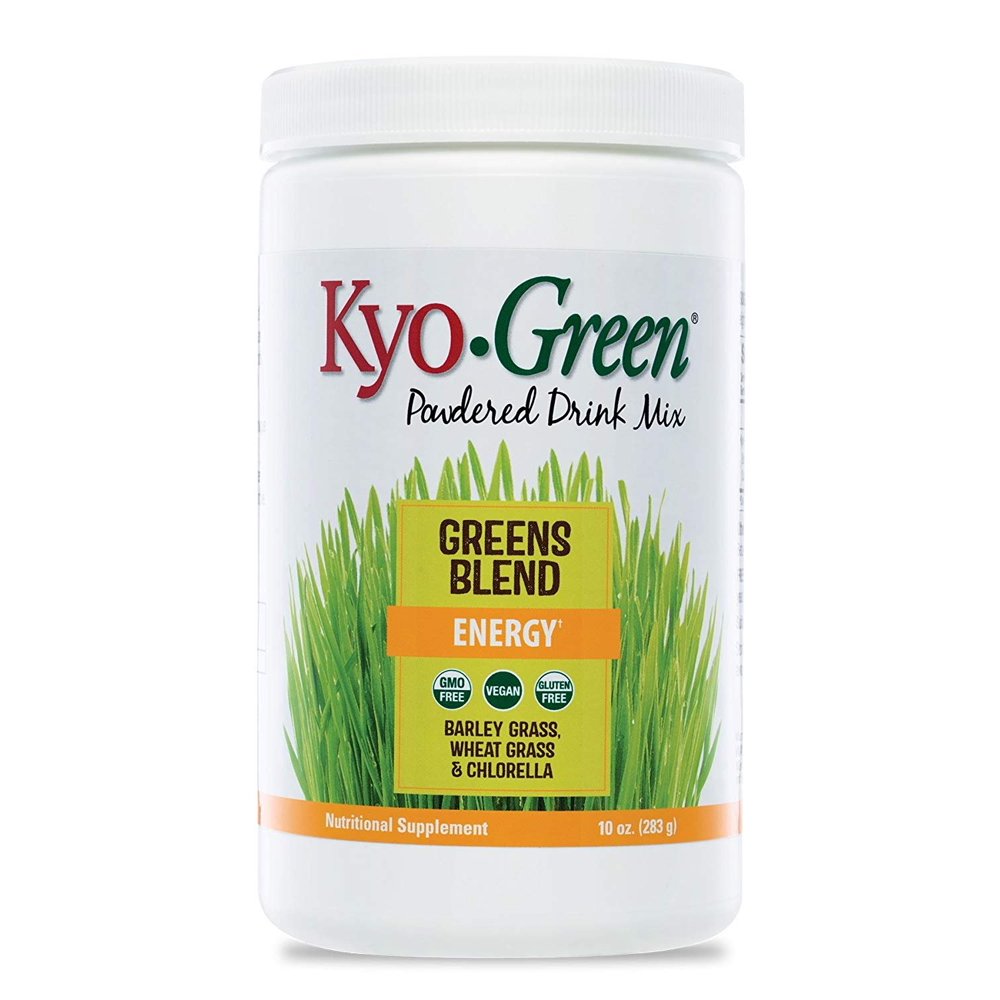 KyoGreen Green Blends Energy Powered Drink Mix (10 Ounce Bottle) Green