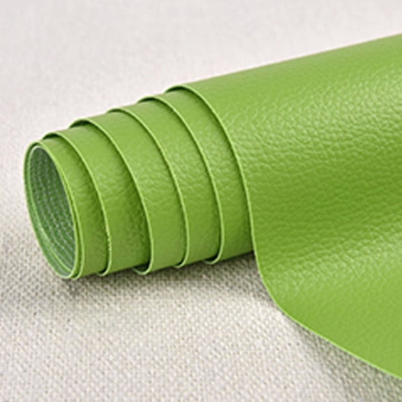 Zhuge Light Green Self-Adhesive Leather Repair Patch (11.8X9.8 Inch), All-Purpose Vinyl Tape for Couches, Furniture, Car Seats, Cabinets, Walls & Handbags, 1 Sheets